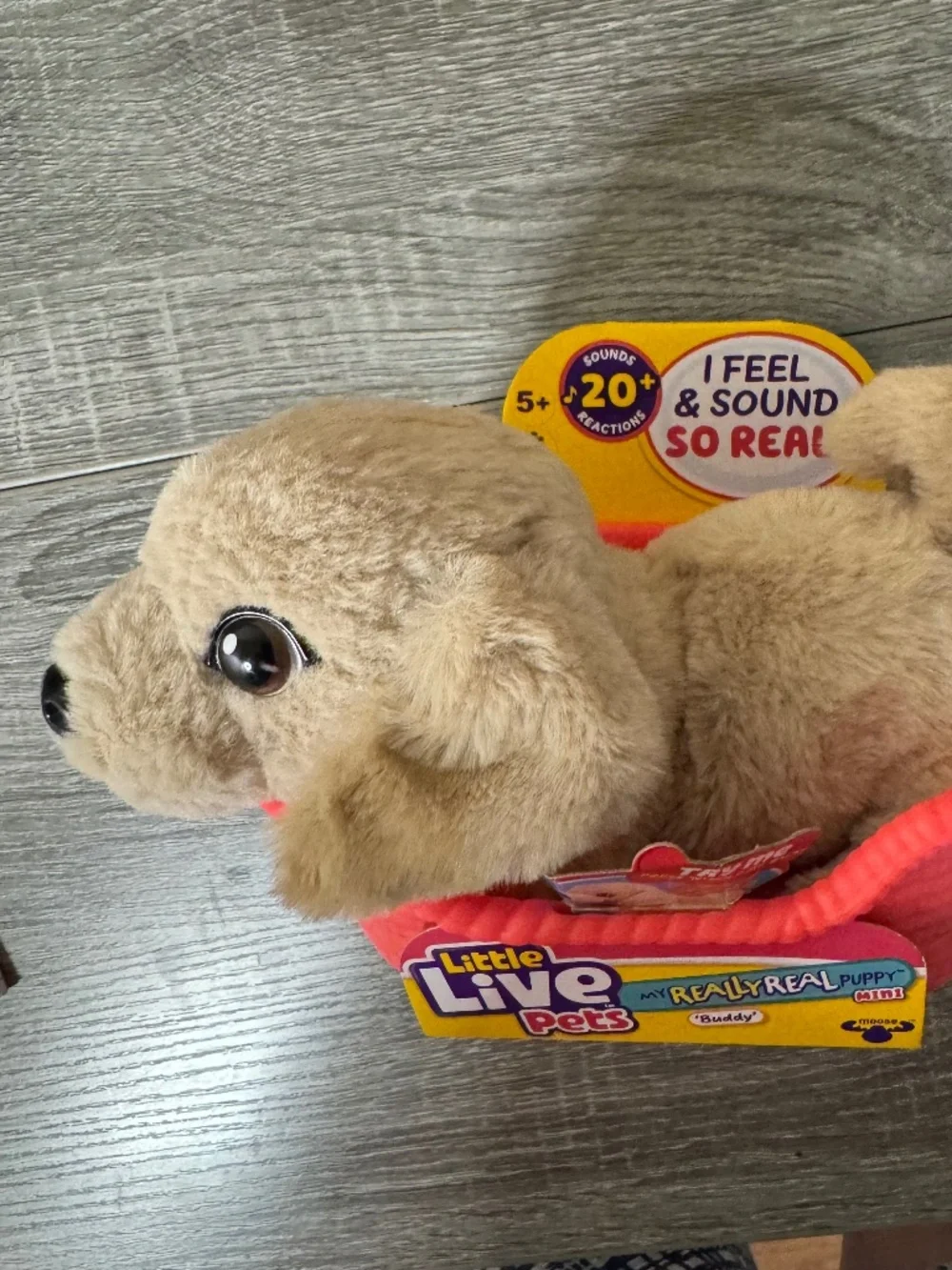 New Little Live Pets My Really Real Puppy Mini “Buddy” interactive plush puppy b